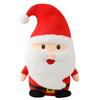 Claus Holiday Santa And Milu Deer Plush Toy With Scarf For Kids Christmas Gift