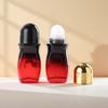 30/50ML Rozenkwarts Roller Navulbare Fles, Mini Roll-on Glazen Fles, Lekvrije Bal Applicator Lege Container voor Essentiële Oliën, Parfum