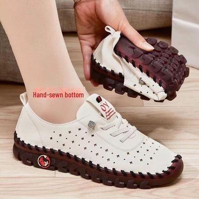 Scarpe Estive da Donna Bianche Traspiranti con Suola Morbida - Per Tutte le Stagioni, Design Forato