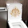 Self-adhesive Lotus Toilet Sticker Removable Waterproof for Bathroom Toilet Seat Decor