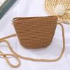 Weiche Stroh-Tragetaschen Personalisierte Reise-Einkaufstasche Strand-Webhandtasche Damen Böhmische Umhängetasche Valentinstagsgeschenk