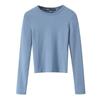 Fashion Style 2024 Fall and Winter New Women's Cotton and Modal Blended Long Sleeves Round Neck T-shirt 4424809