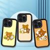 Cartoon Rilakkuma Bear Phone Case For iPhone 17 16 15 14 13 12 11 Air Plus Pro Max Soft Back Cover