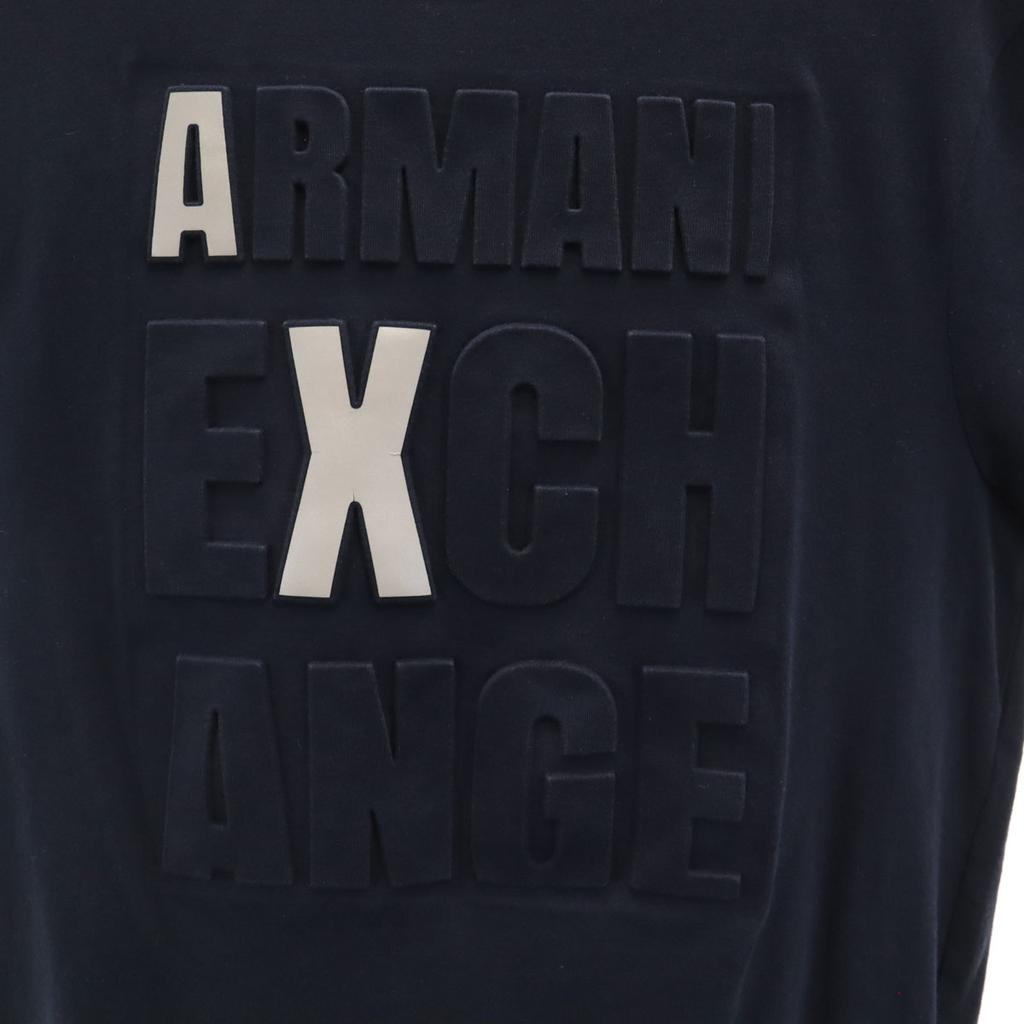 ARMANI EXCHANGE Embossed logo Short sleeve T-shirt XS Navy Men's Used