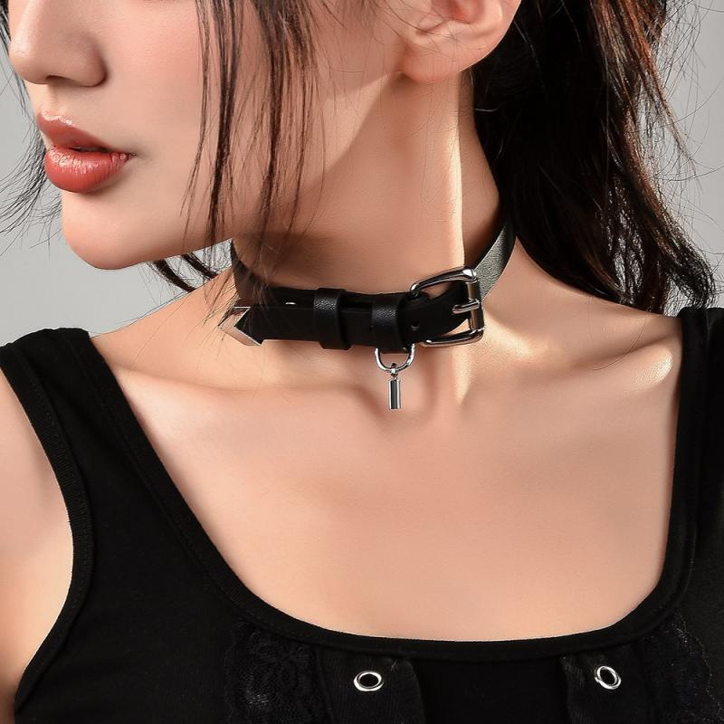 Liebe Und Tiefraum Anhänger Cosplay Choker Armband Unisex PU Kette Party Schmuck Für Frauen Männer Accessoire Geschenk