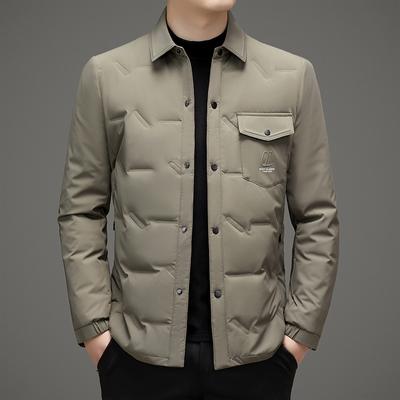 Autumn and Winter Men's Youth Short Trendy Down Jacket Cold-proof and Warm Down Jacket