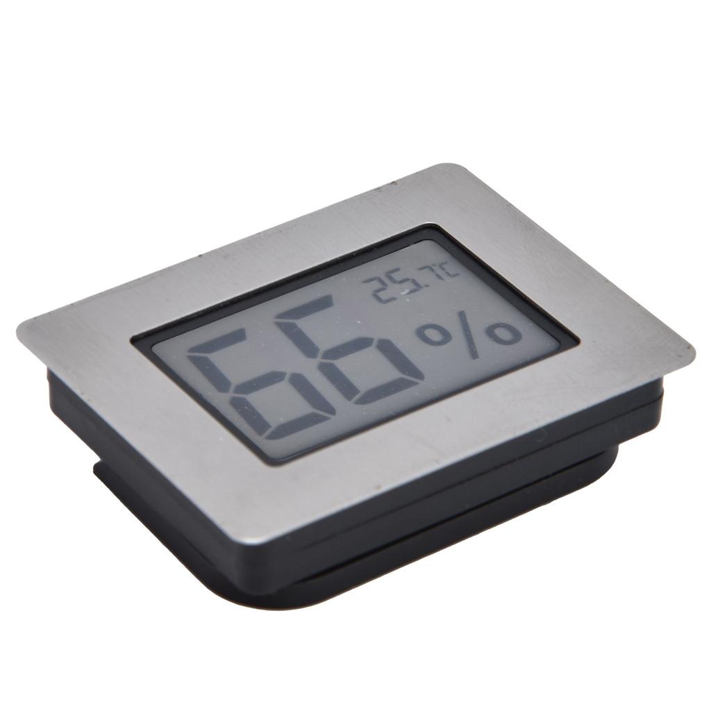 Embedded Design LCD Electronic Thermometer Hygrometer for Cigar Box Guitar Case Wine Cabinet