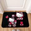 Entrance Door Mat Kawaii Black Kitty Kitchen Decoration Motorcycle Carpet Living Room Rugs Bath Mats Floor Carpets Bathroom Rug