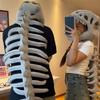 Dinosaurs Costume Cosplay Headgear Funny Dinosaur Headwear Skeleton Face Mask Funny Costume Gift Carnival Costumes
