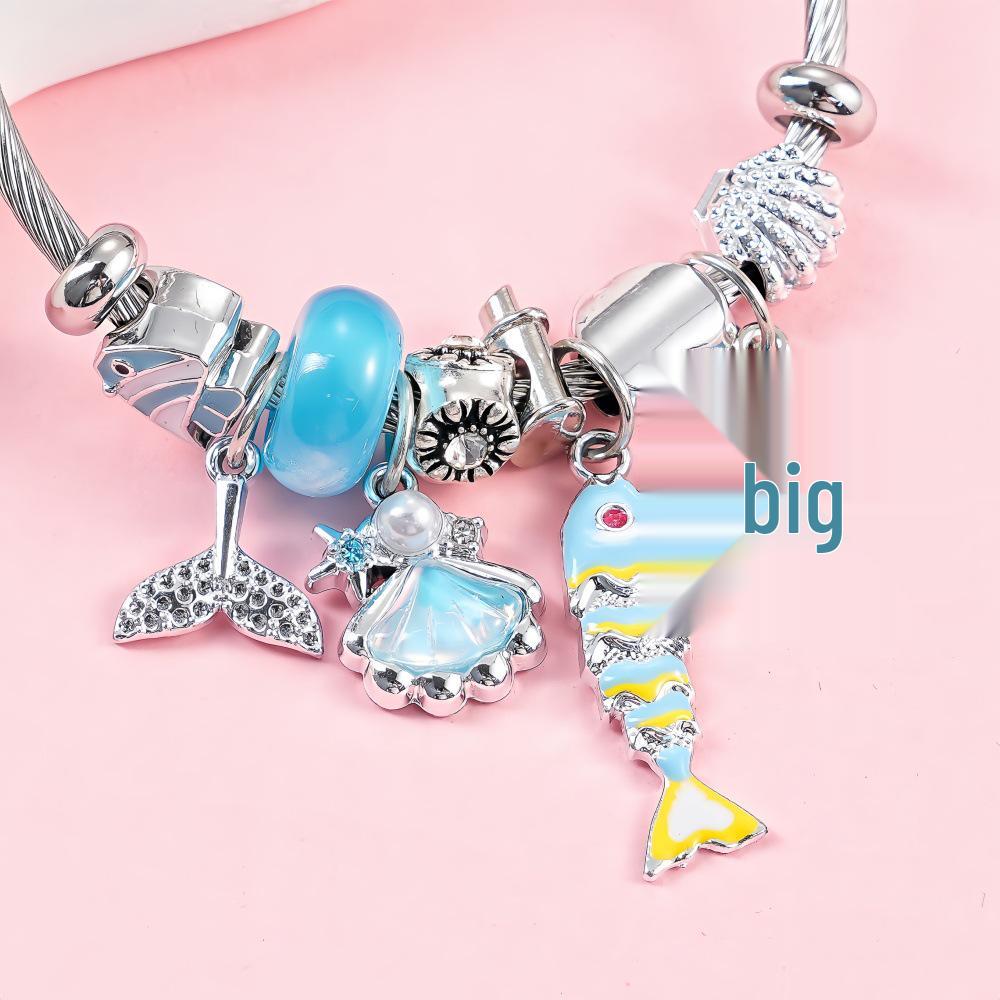 Fishtail Muschel Anhänger Armband - Luxuriöses europäisches & amerikanisches Design für Damen