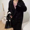 Woolen coat women's woolen coat autumn and winter feeling medium and long small new