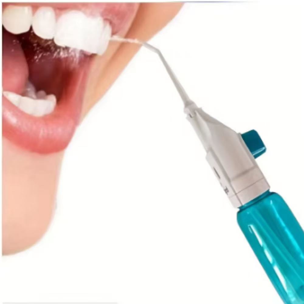 Household High Pressure Oral Irrigator Portable Teeth Clean Water Dental Floss Manual High Pressure Water Toothpick