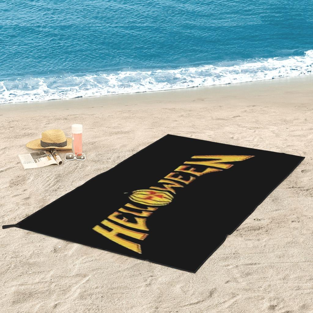 Helloween Rock Band Beach Towel Soft Microfiber Quick Dry Absorbent Quick Towels For Bath