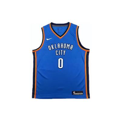 Swingman Nadruk z literami i numerami Sportowa Koszulka do Koszykówki Dziecięca bluzki Niebieska 9Z2B7BZ2P-WESTBROOK