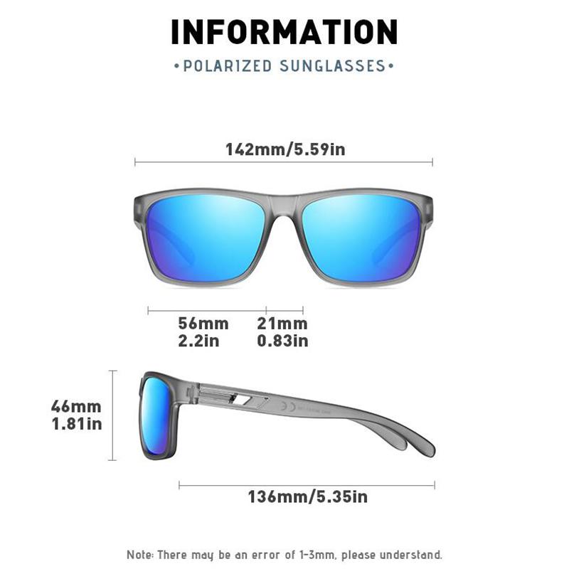 Sport Square Nearsighted Sunglasses With Diopters Colorful Anti-Glare Prescription Sun Glasses For Men 0 -0.5 -0.75 To -6.0