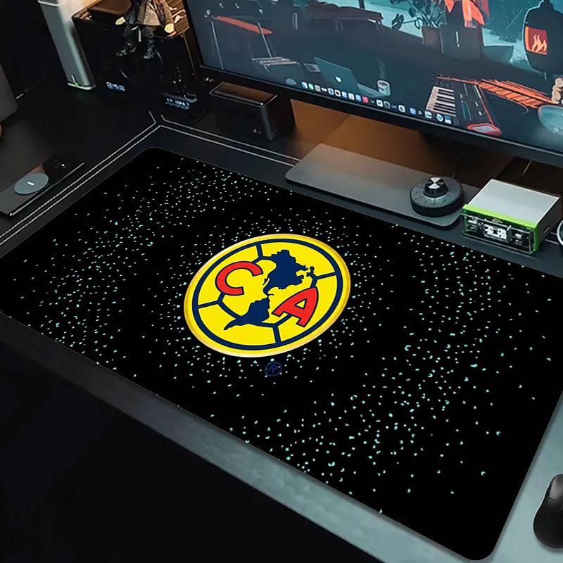 Club America Large Size Mouse Pad Large Gaming Table Cushion Non-slip Laptop Tablet Big Mousepad XXL Mat Mini PC Playmat With Lock edge