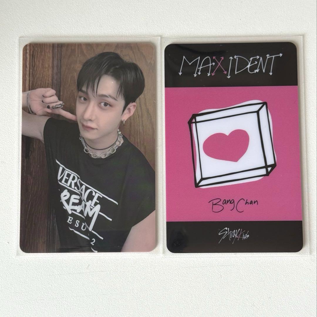 

[USED] Stray Kids Bang Chan MAXIDENT Seoul Con Lucky Drop Trading Card