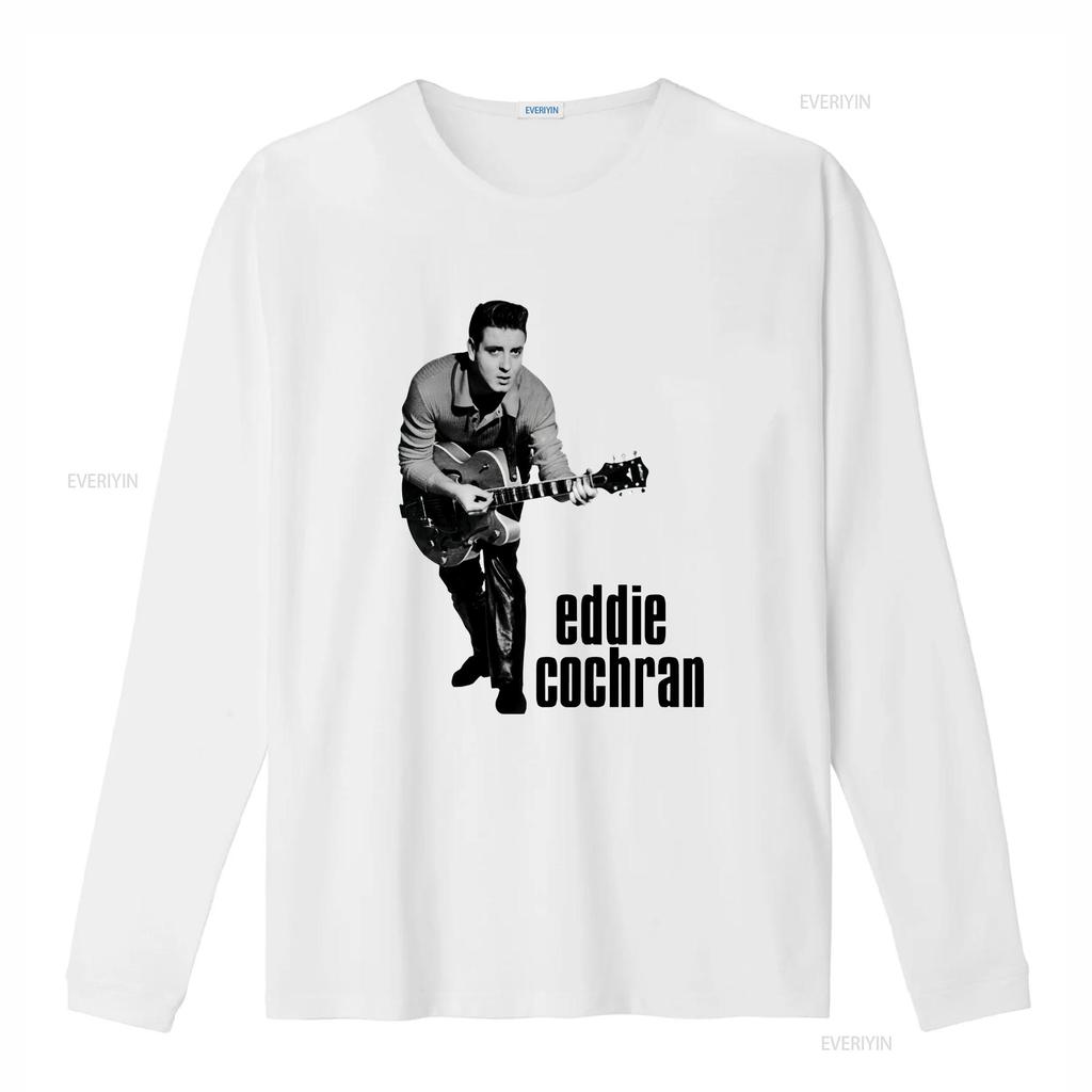 Eddie Cochran Guitar Bend Unisexs T Shirt Short Sleeve S To 5xl Ll526 Vintage Washed Homme Comfortable Top For Everyday Wear