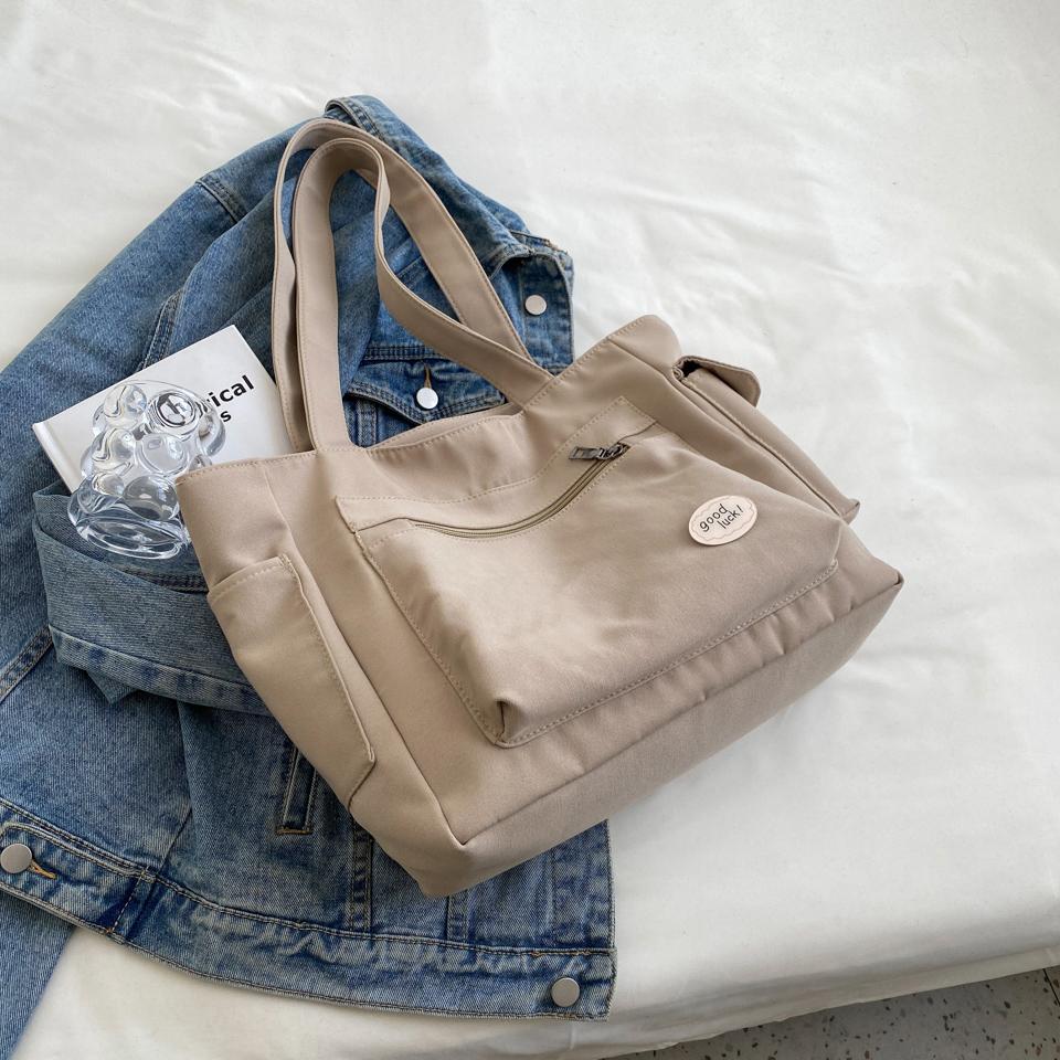 New Women's Oxford Tote Bag - Large Capacity Fashion Shoulder Bag for Students & Commuters