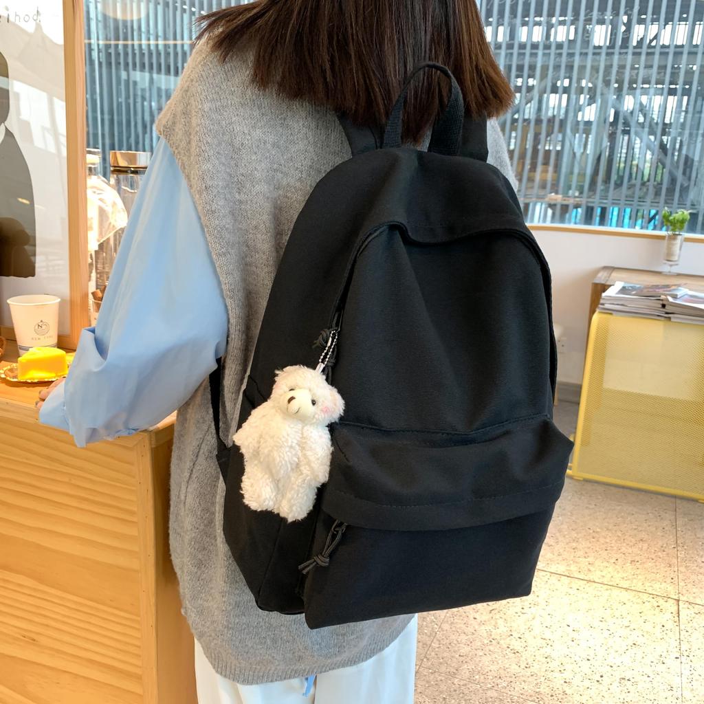 ZESU Korean Backpack, Large Capacity, Suitable for High School Students, Women, Commuters, and Elementary School Students, Lightweight, Casual Bag,