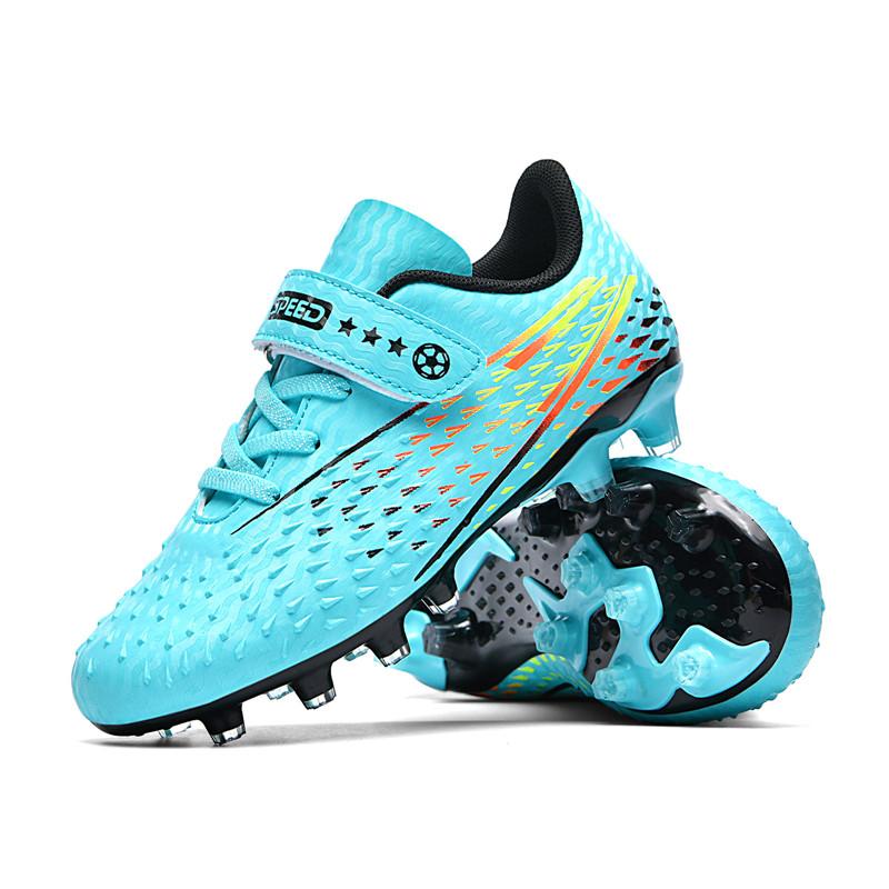Children Football Boots Anti-slip Soccer Shoes Low-top Boy Ultralight Kid's High Quality Outdoor Grass Training Soccer Sneakers