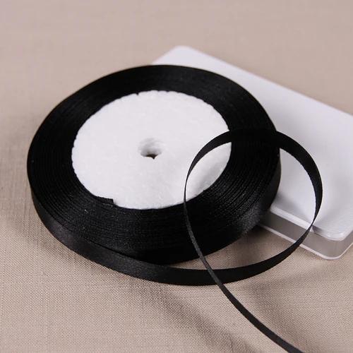 10mm Satin Ribbons DIY Wedding Birthday Party Artificial Silk Roses Crafts Supplies Sewing Acces Scrapbooking Material 25Yards