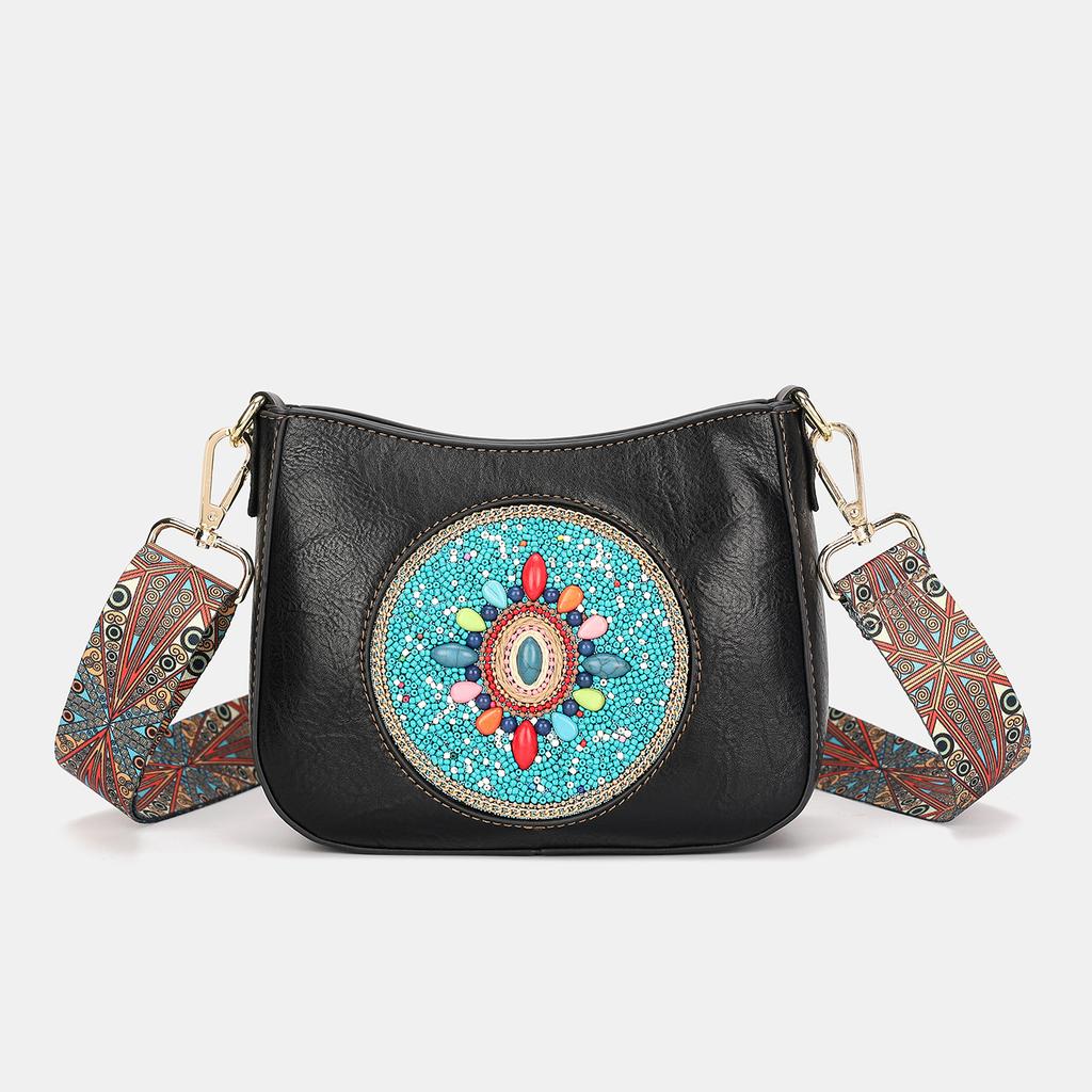 Nationalstil leichter Luxussinn weich langlebig modisch exquisit leicht Pendeln Outdoor Strand Umhängetasche