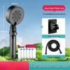 Gentleman Black Pressurized Shower Head Set