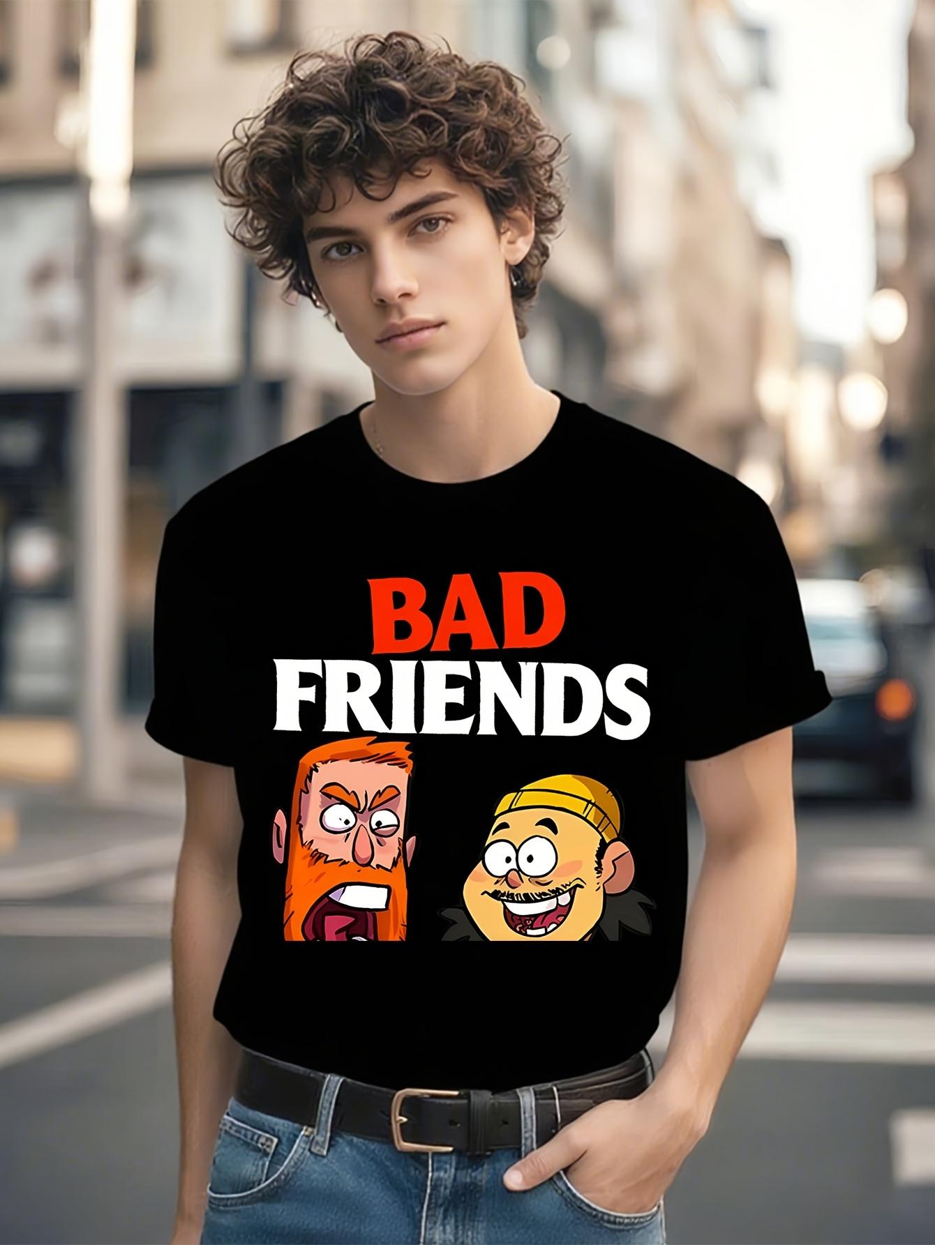 Bad Friends Podcast Graphic Tshirt Graphic Tshirt - Bold ... XXXXL