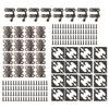 46PCS Small Size Retro Buckle Locks Bronze Box Hinges Angle Code Latch Hook Hasp  Gift Box