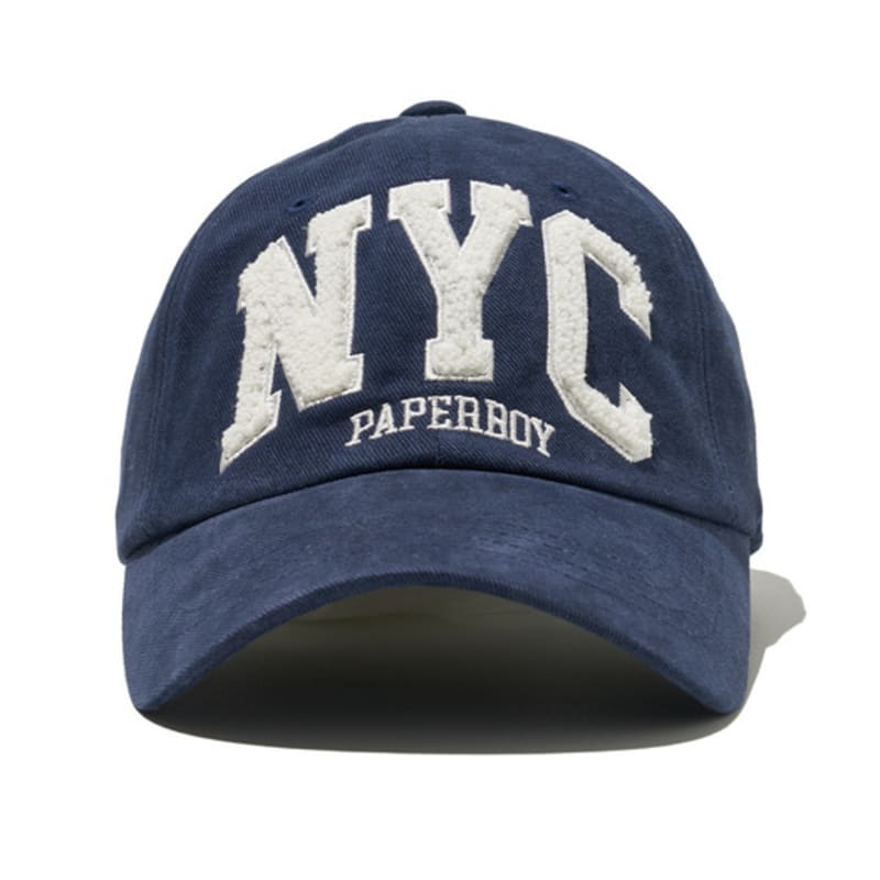 

PAPERBOY New York City Ball Cap [NAVY] BLUE-GREEM