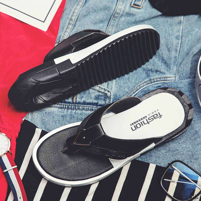 Fashion CYYTL Summer Flip Flops Mens Slippers Casual Shoes Beach Sandals Outdoor Slides Walking Comfort Designer Fashion Luxury Leather