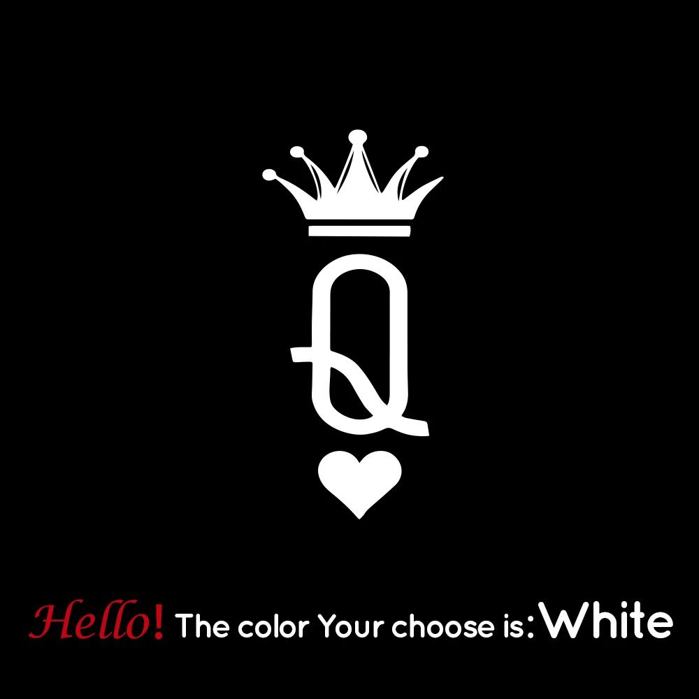 2pc 5pc 10pcs Motor Helmet Sticker Queen Vinyl Decals For Motorcycle Helmet Decal Decor Royal Q Stickers