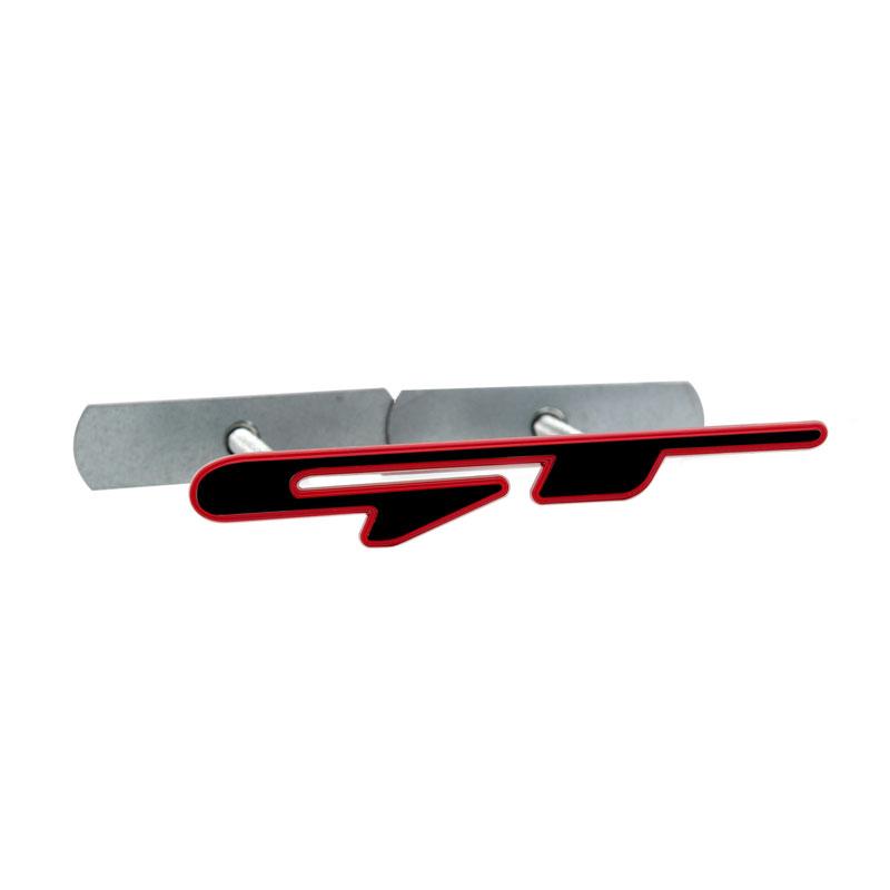 3D Metal Logo GT GT Line Emblem Car Front Grill Badge Rear Trunk Sticker For Kia K3 K5 KX5 Sportage Rio For Peugeot GT RCZ 508