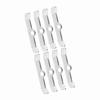 8pcs Chrome Valve Cover Hold Down Tabs Spreader Bars Fit for Chevy 283 305 327 350 Silver