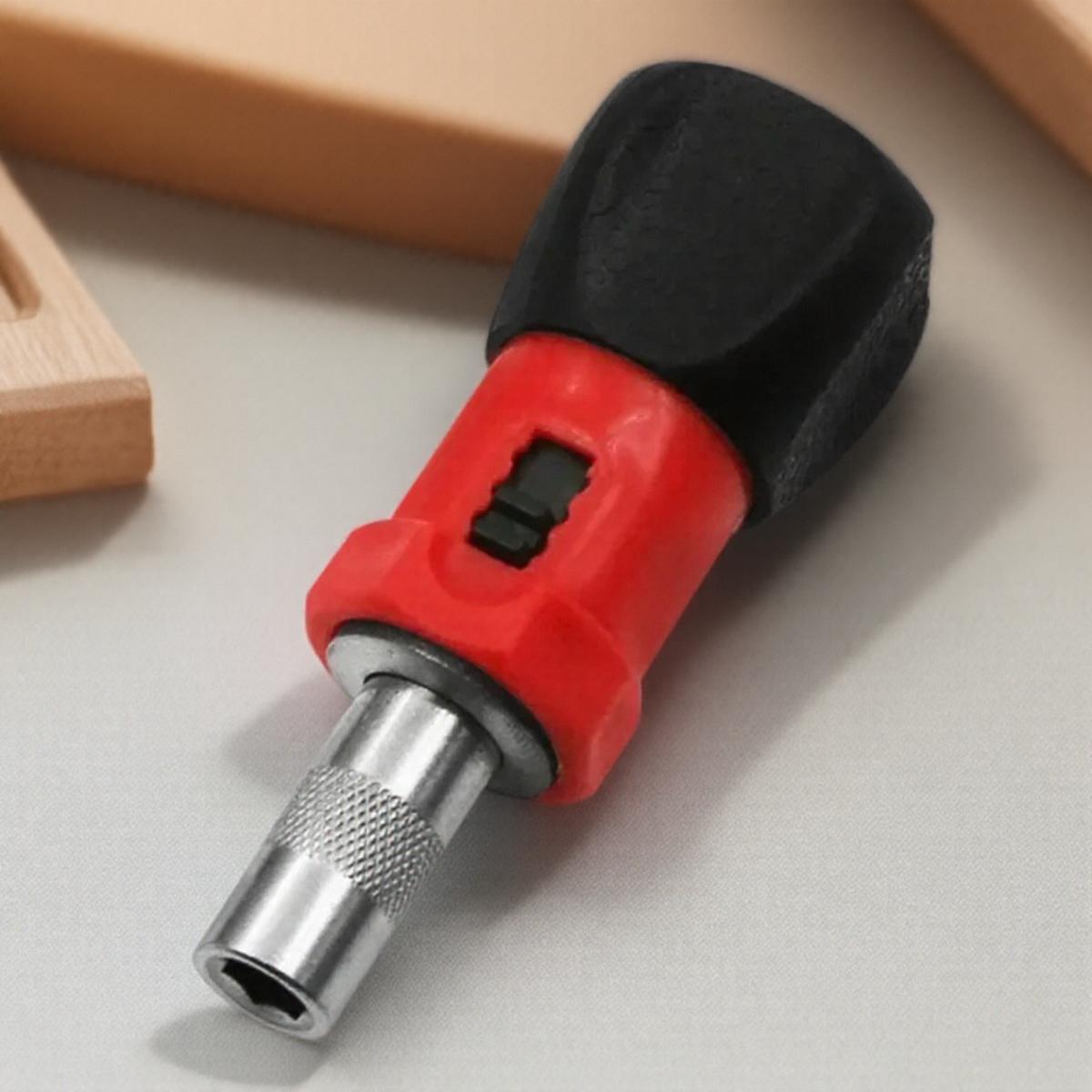 

1PC Ratchet Screwdriver Bit Holder - 1/4-inch Hexagonal Ratchet Handle Maintenance Tool for Automotive Electronics