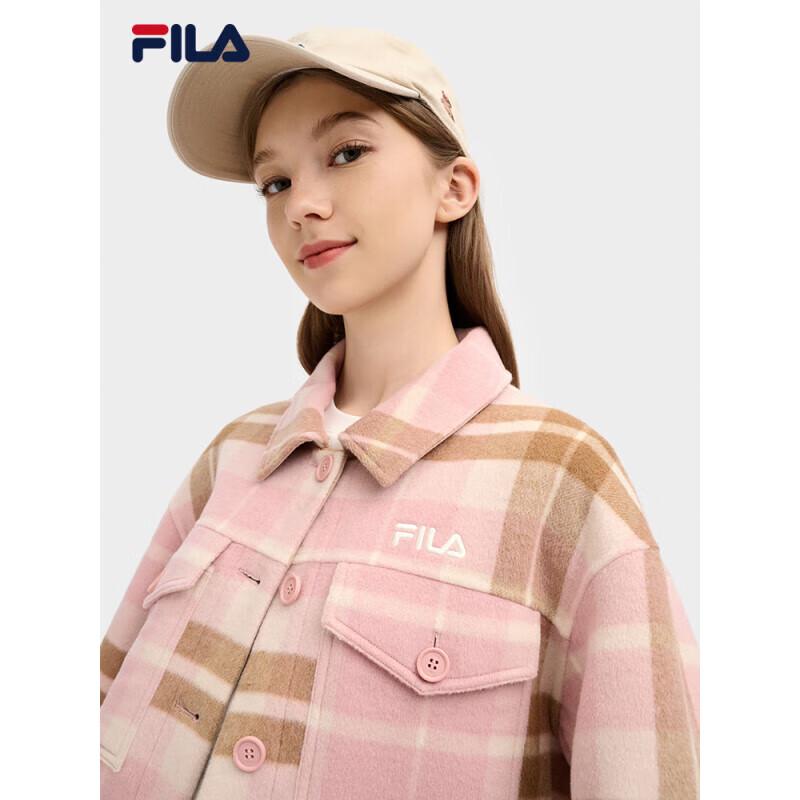 Fila Women's 2025 Spring Yang Mi Collection Plaid Casual Jacket
