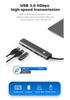 USB-C Hub: 4K HDMI, USB 3.0, Card Reader, Dock for Laptop/Tablet