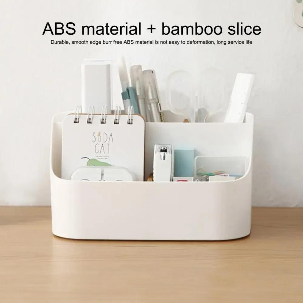 New 5 Grids Desktop Storage Box Detachable Divided Desktop Organizer Large Capacity Multi-function Makeup Organizer Box