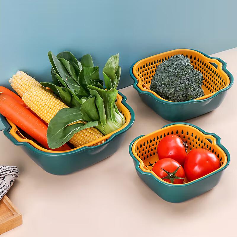 Baijie Kitchen Draining Basket Set
