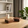 Square Walnut Wooden Bracelet Holder Luxury Jewelry Storage Case Hand Chain Box  Gifts