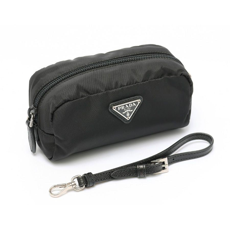 Used PRADA / PRADA Strap Pouch 1NE175 Nylon Black [Used] Product Number E-158647