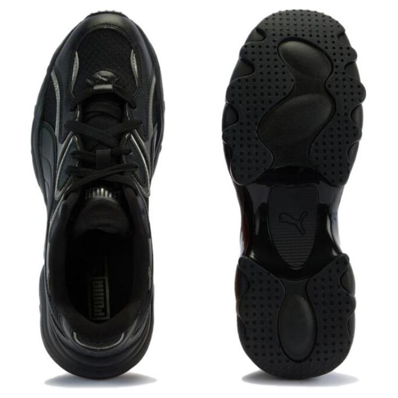 Puma Pulsar LITE SHIMMERY Women Low Top Daily Casual Shoes Versatile Comfort Wear-resistant Black 403720-02