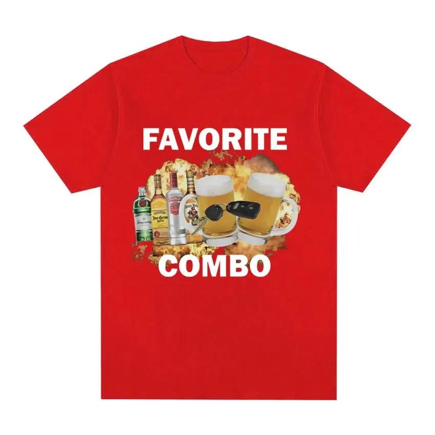 Fun Favorite Combination Meme T-shirt Women's Highquality Tshirt Fashionable Short Sleeved Tshirt Oversized Top