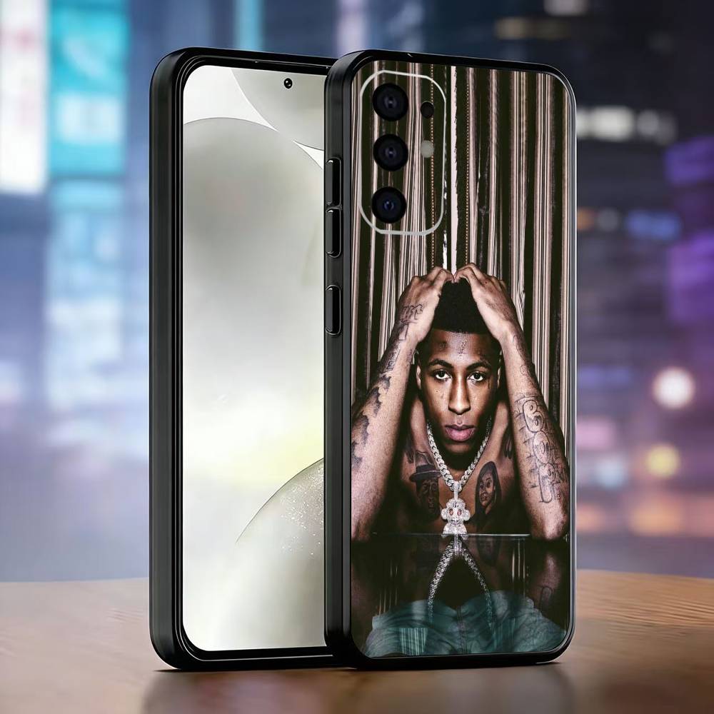 YoungBoy Never Broke Again Phone Case For Samsung S25,S24,S21,S22,S23,S30,Ultra,S20,Plus,Fe,Lite,Note,10,Black Cover
