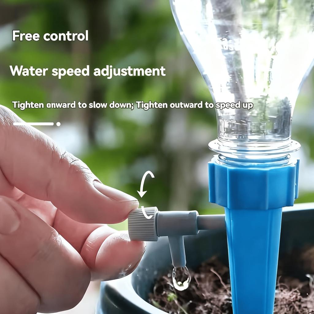 11-11pc Adjustable Automatic Drip Irrigation System Flower Auto Insert Water Dripper Device Plant Self Water Stakes Garden Tool