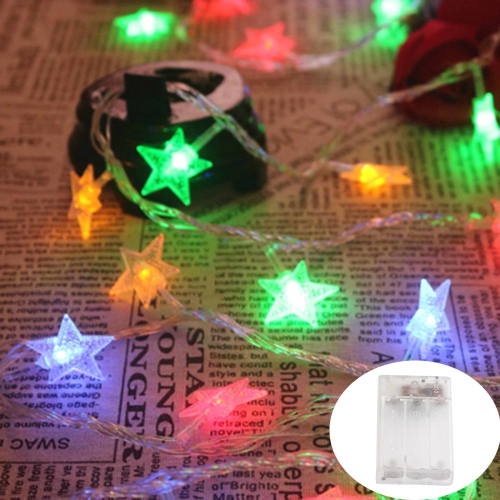 LED Star String Lights USB/Battery Operated Fairy Lights Christmas Garland For Party Wedding Home Outdoor Patio Decoration