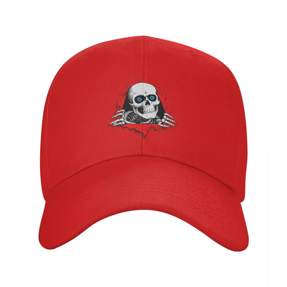 Custom Classic Torn Metal Skull Baseball Cap Unisex Women Adjustable Unisex Gothic Skeleton Dad Hat Spring Sun Hat Adjustable Cap
