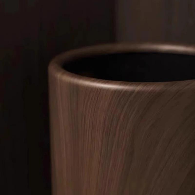 Vintage Waste Bins Living Room Large Wastebaskets Round Bucket Trash Cans Beautiful Office Trash Bins Luxury Home Supplies