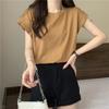 Design sense Xiaofei sleeve T-shirt women's summer new loose outer wear bottoming shirt short-sleeved T-shirt WYP-9994#
